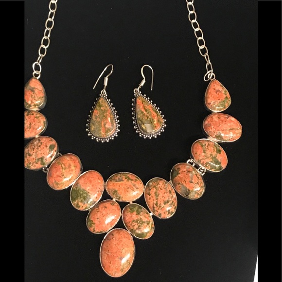 Jewelry - Unakite Set